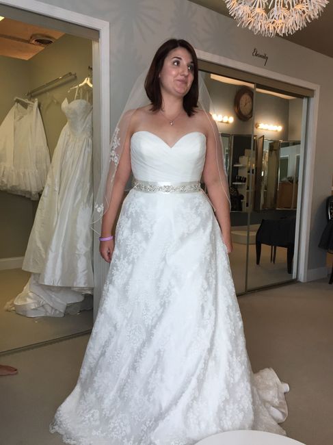 Said yes to the dress!