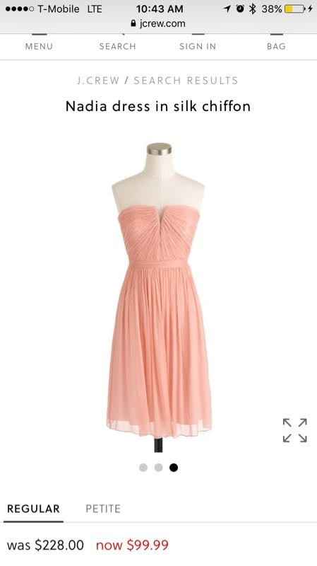 Budget friendly bridesmaid dress