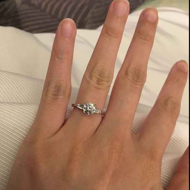 Does anyone have a Blue Nile wedding ring? Pics please?