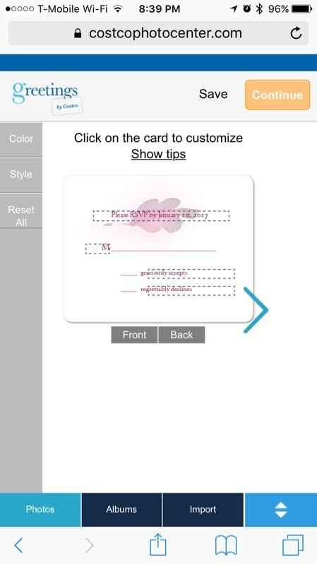 What to put for this response card.