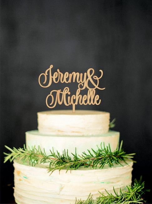 What are you using for cake toppers?