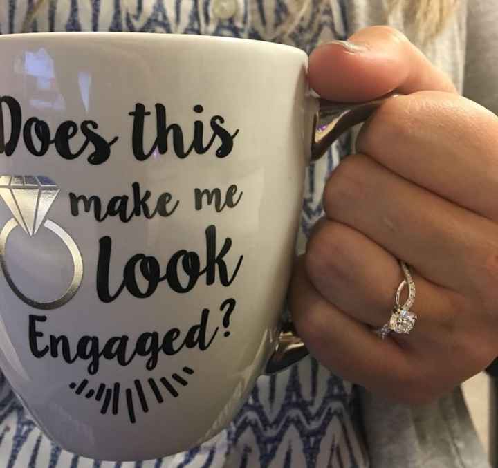 Shameless Mug/Engagement Ring Pics!