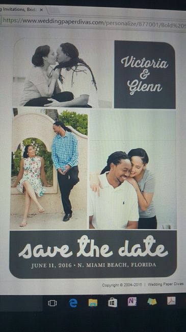 Choosing Save the Dates