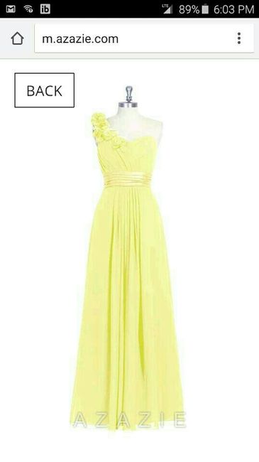 Need long bridesmaid dress!!! (light yellow, or grey)