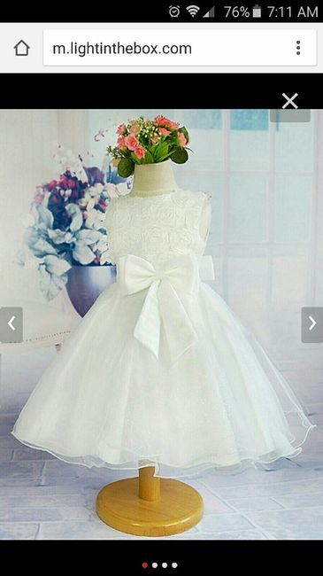 Lets see those dresses...FLOWER GIRL DRESS that is!