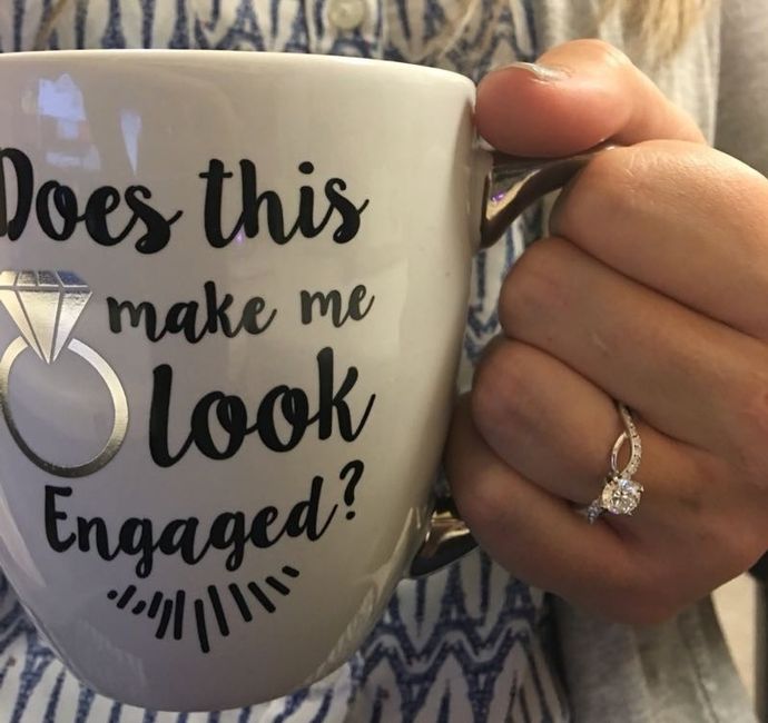 Shameless Mug/Engagement Ring Pics!