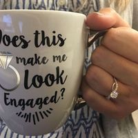 Shameless Mug/Engagement Ring Pics!