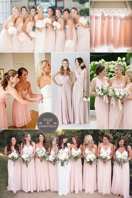 Bridesmaids colors 