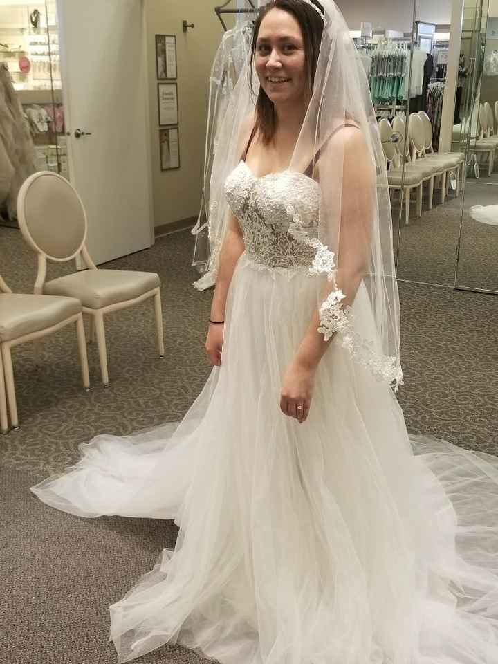 Please show your wedding dress, ladies - 1