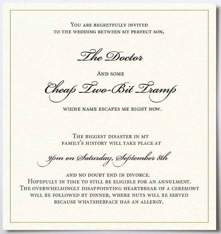 One of the funniest invites I came across!