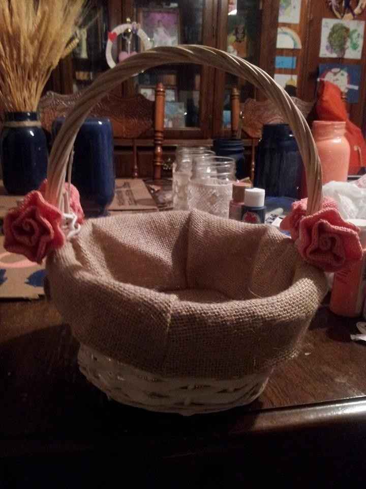 DIY flower girl basket...need a second set of eyes please