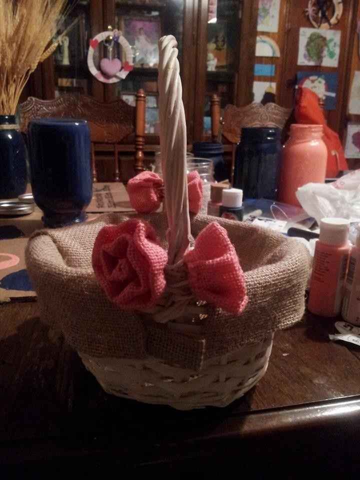 DIY flower girl basket...need a second set of eyes please