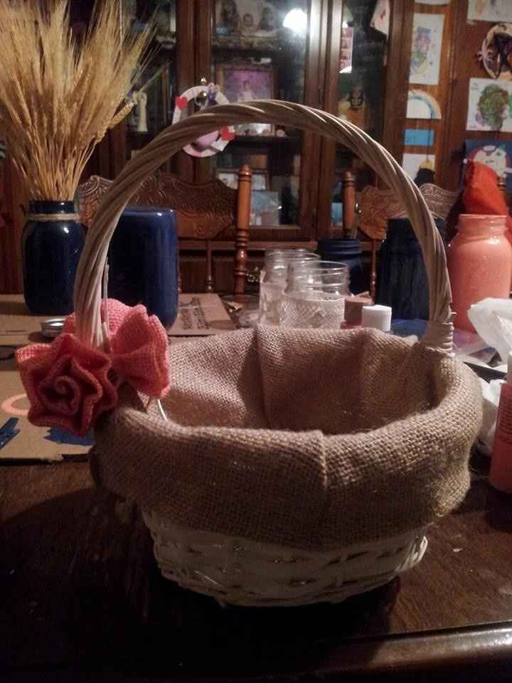 DIY flower girl basket...need a second set of eyes please