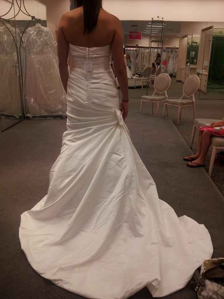 Show me your wedding dresses, and tell me where they are from,and the cost? :)