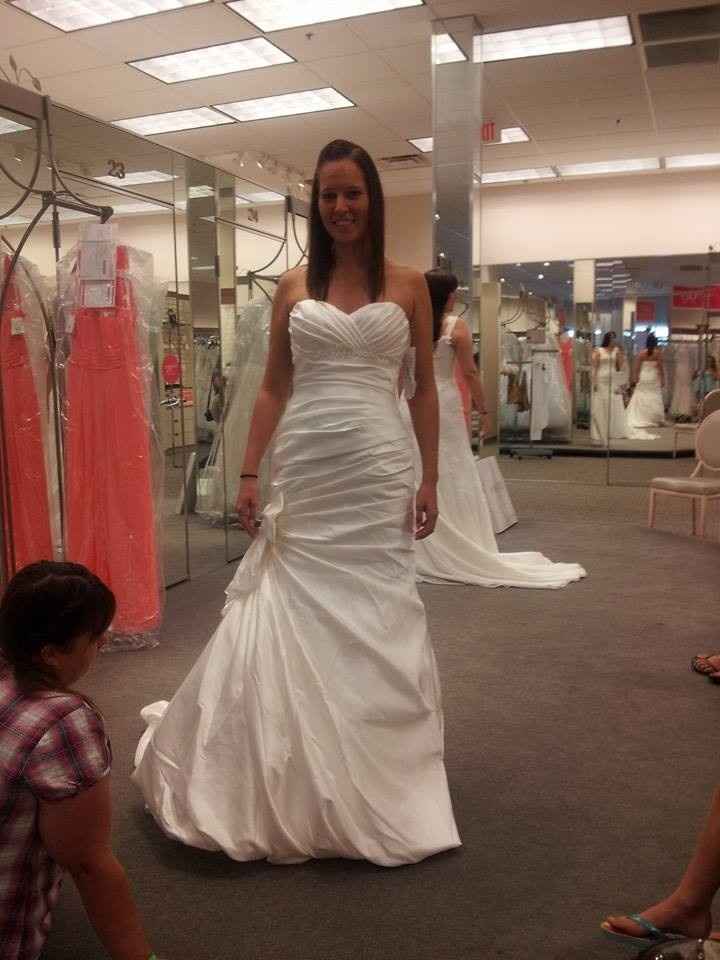 Show me your wedding dresses, and tell me where they are from,and the cost? :)
