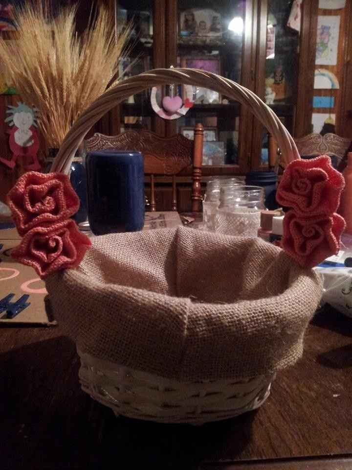 DIY flower girl basket...need a second set of eyes please