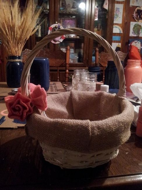 DIY flower girl basket...need a second set of eyes please