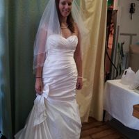 Dress and centerpieces