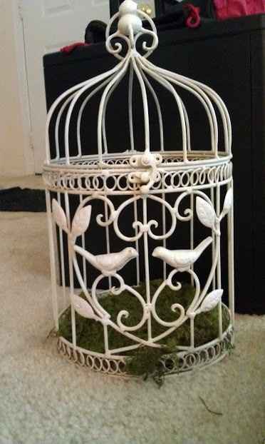 Made some more DIY's! Birdcage for Cards (PICS) :-)