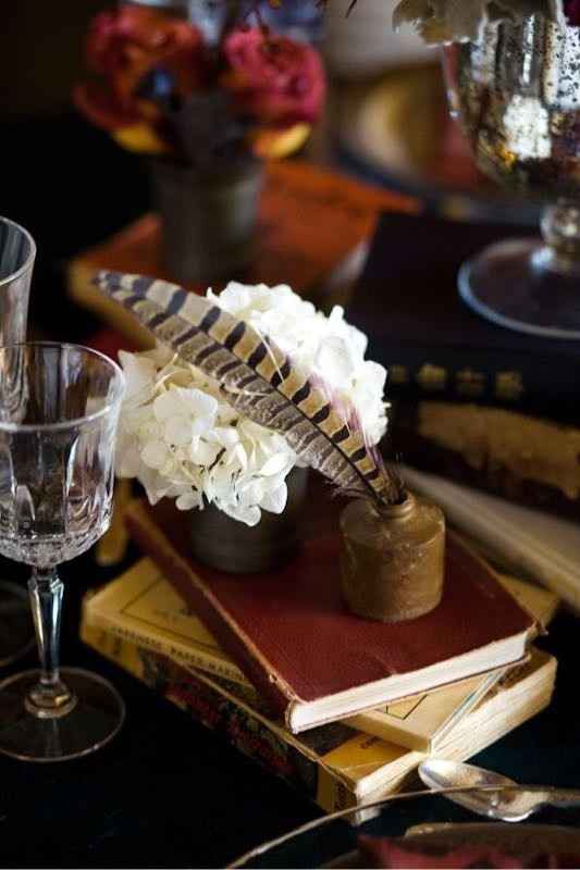 Centerpieces with Books