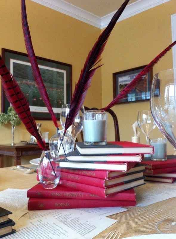 Centerpieces with Books