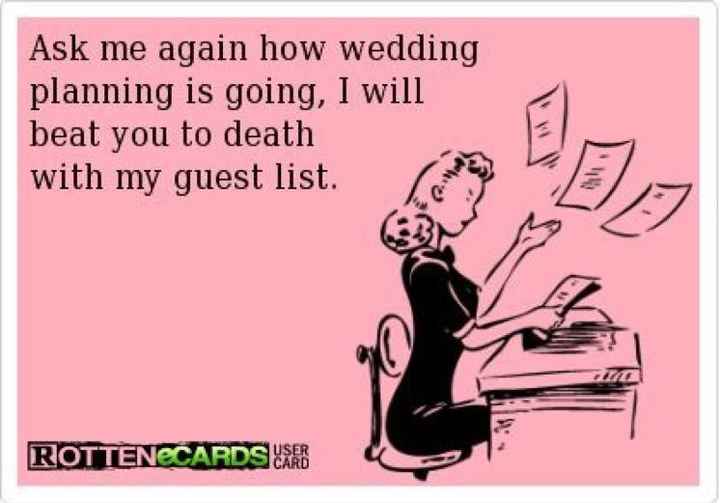 Wedding Planning Memes