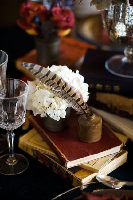 Centerpieces with Books
