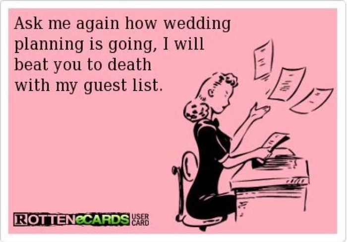 Wedding Planning Memes