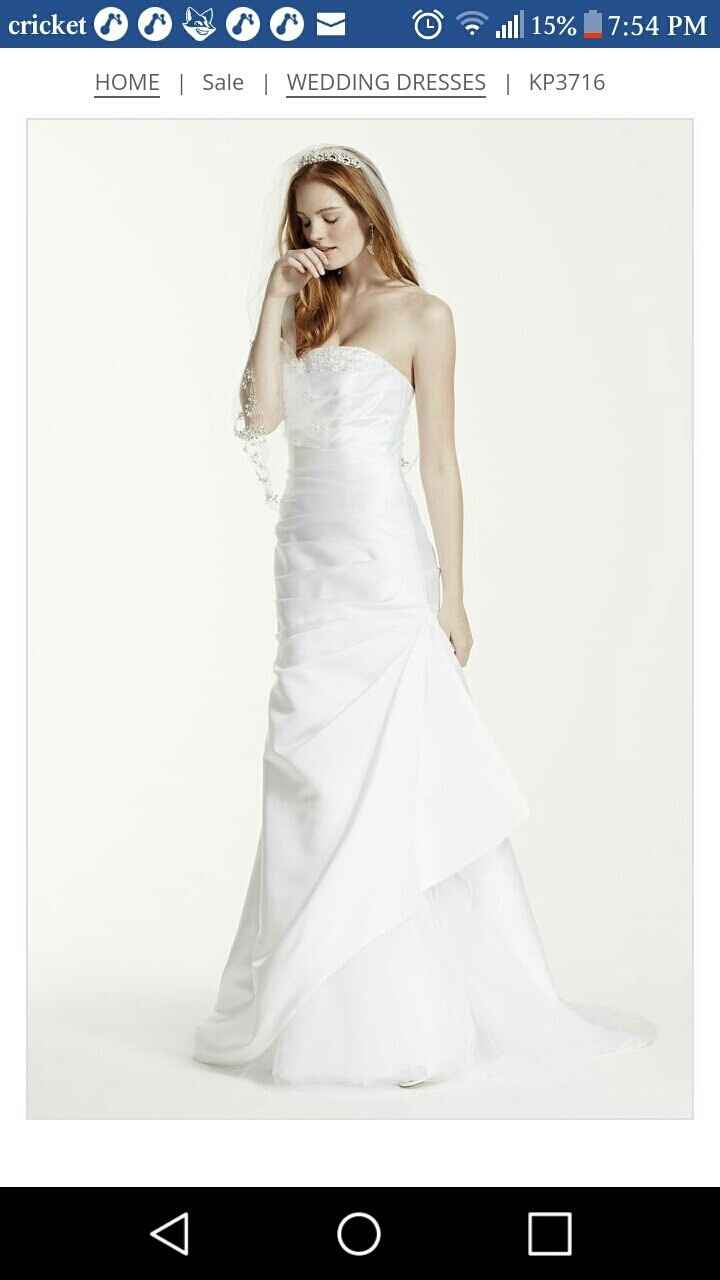 Let's see your wedding dresses.