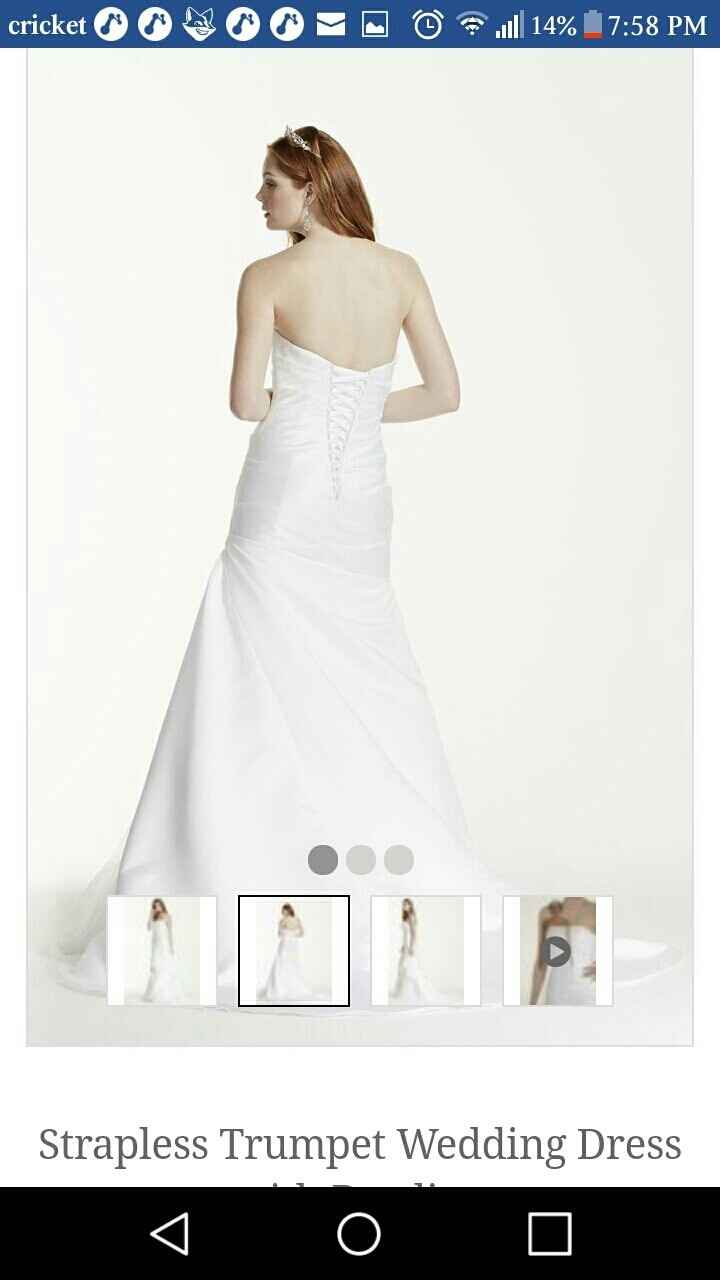 Let's see your wedding dresses.