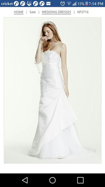 Let's see your wedding dresses.
