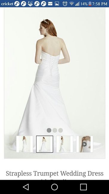 Let's see your wedding dresses.