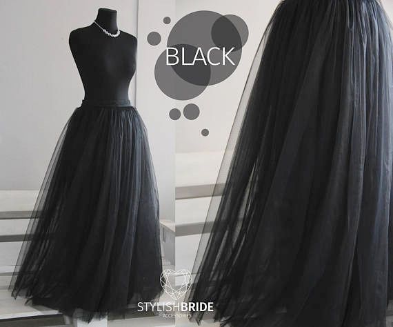Regular Black Tulle