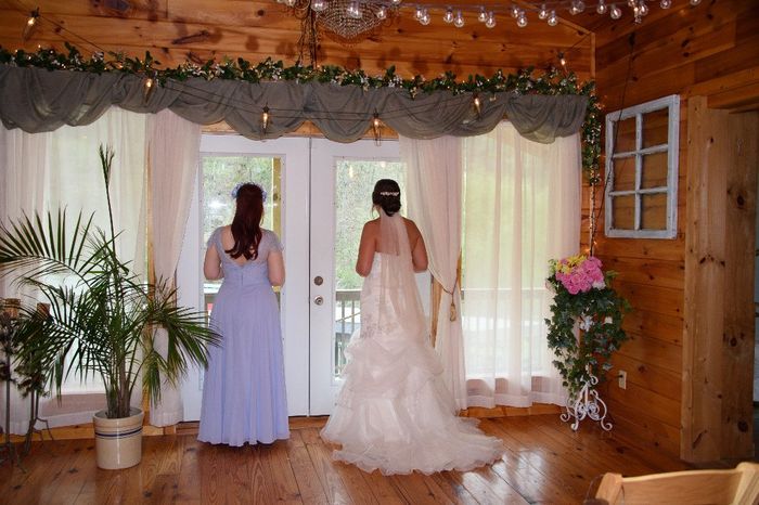 The upstairs room/dressing area