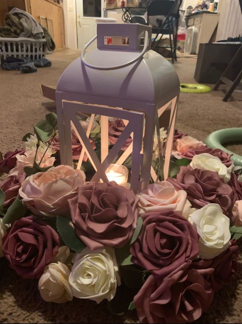 diy centerpiece trial! 2