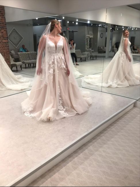 Let's see those A-line wedding dresses! - 1