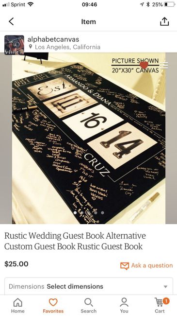 Guest Book Alternative Idea 1