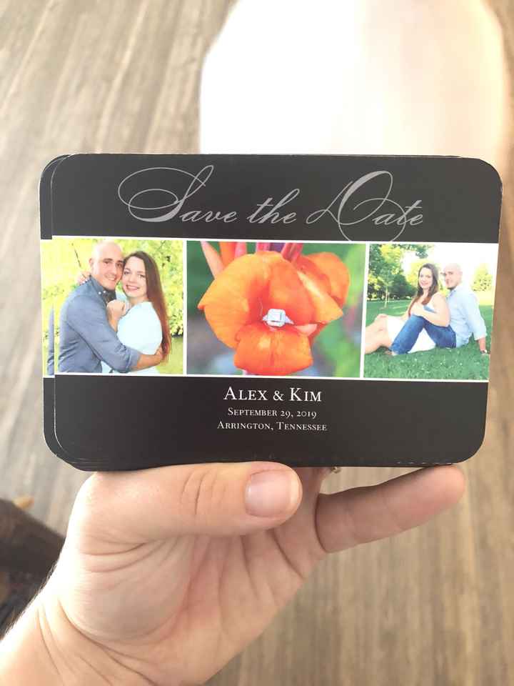 We got our save the dates!!!! - 1