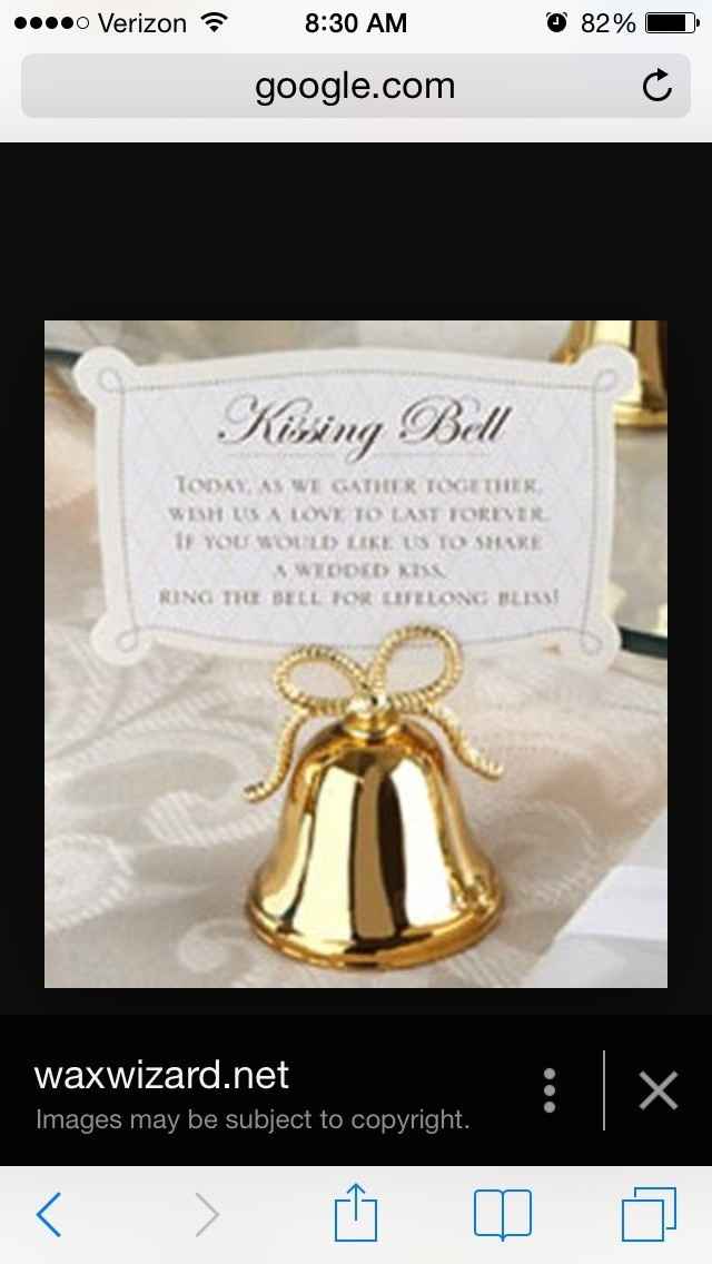 No clinging of glasses at my wedding!!