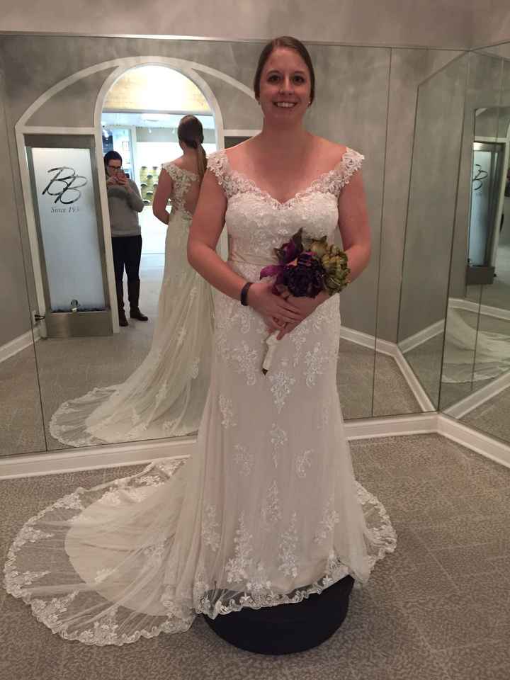 My dress is in!