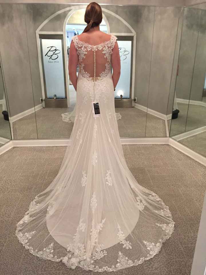 My dress is in!