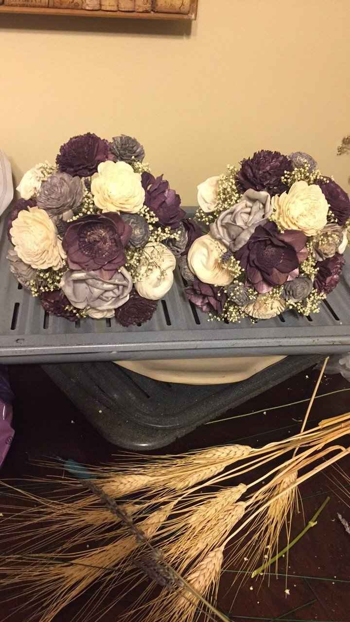 Non traditional bouquets/centerpieces