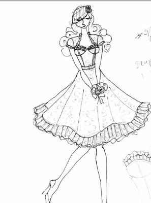 Show me your dress with you vs the model!