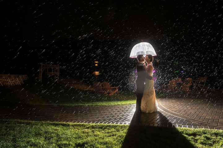 Show me engagement/wedding pics in the rain
