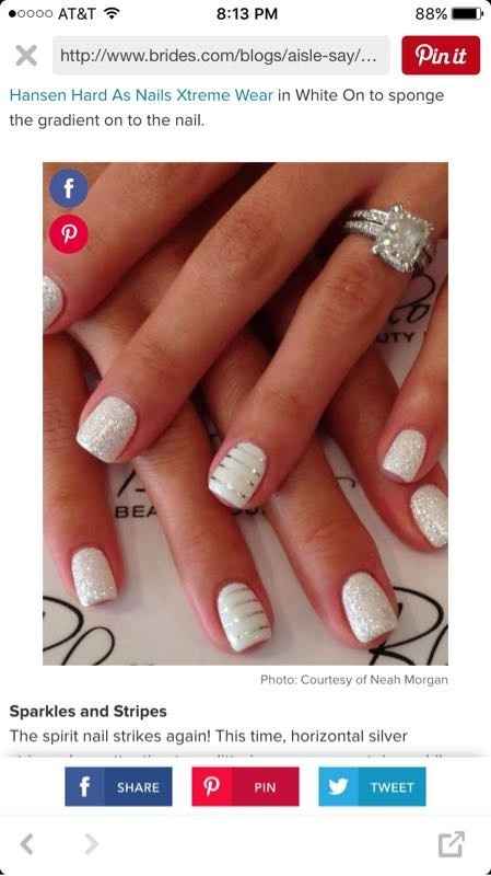 Wedding Day Nails