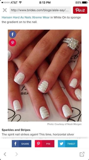 Wedding Day Nails