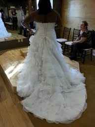 how do i bustle my dress???