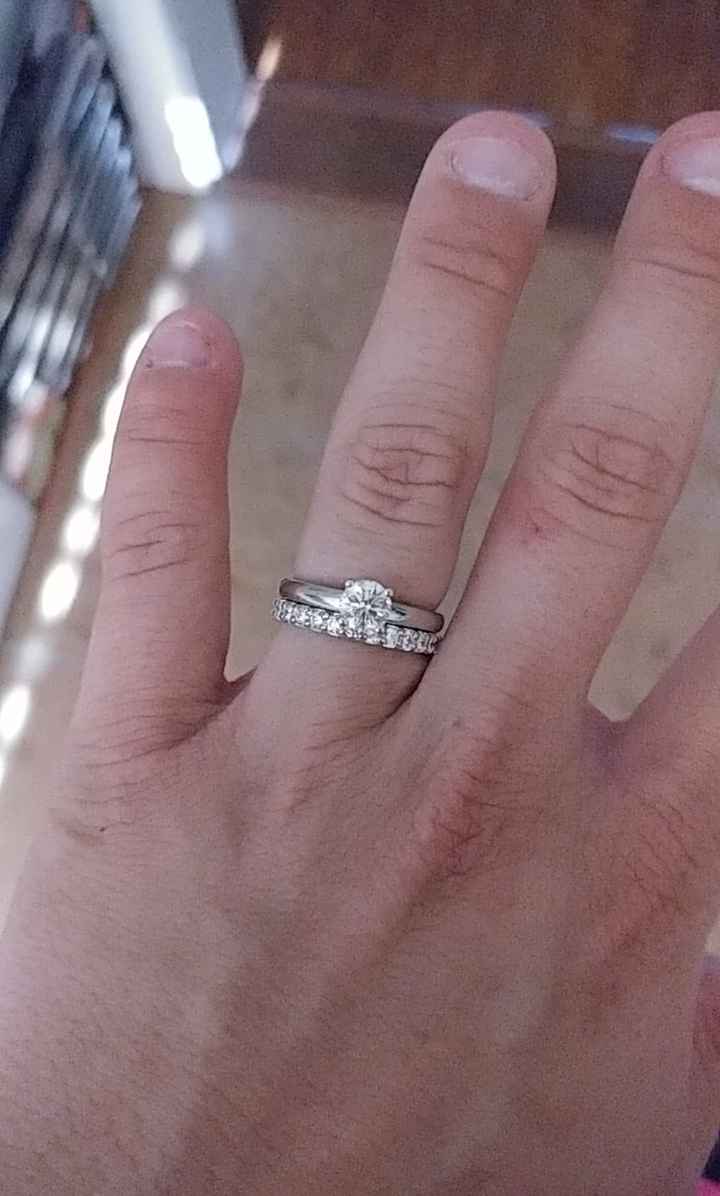 Post your wedding rings, woot!