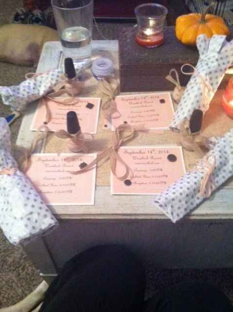 *Update* How to ask your bridesmaids...my first DIY!