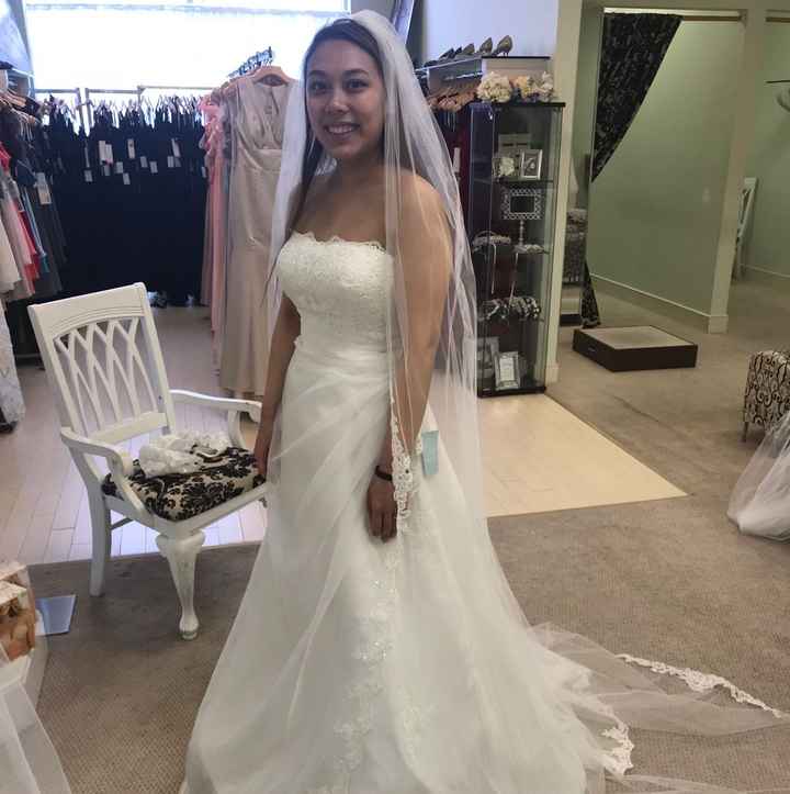  Second thoughts on dress - 1